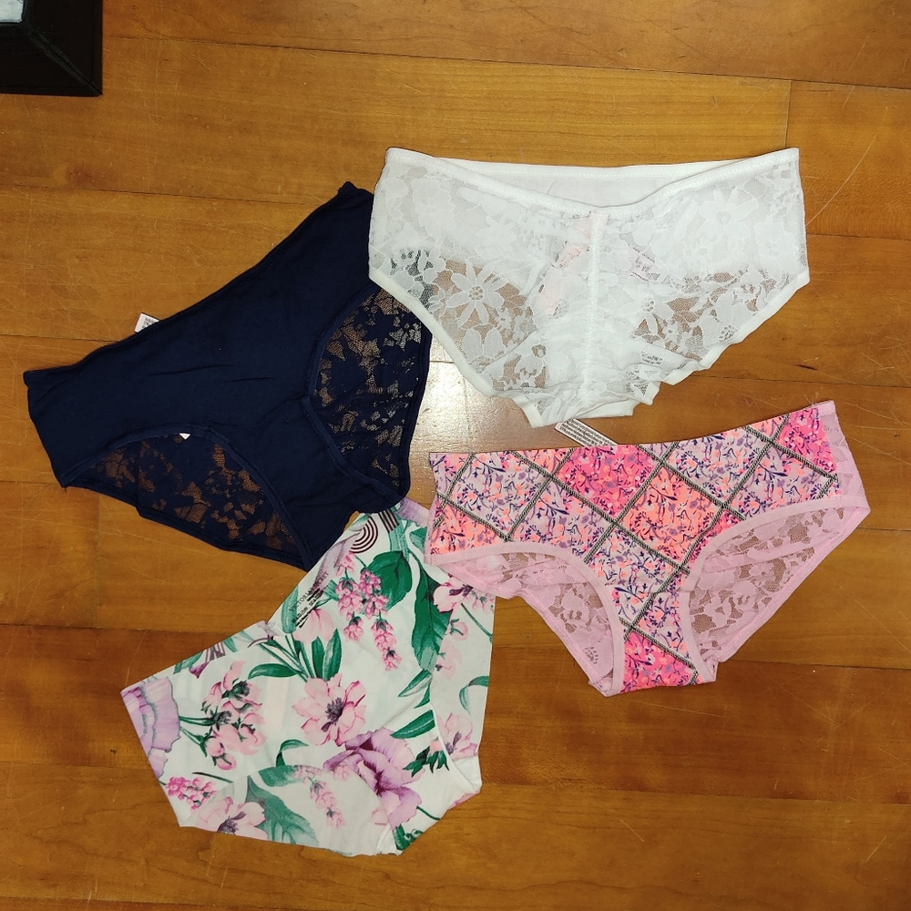 Victorias secret hip hugger underwear XS lot